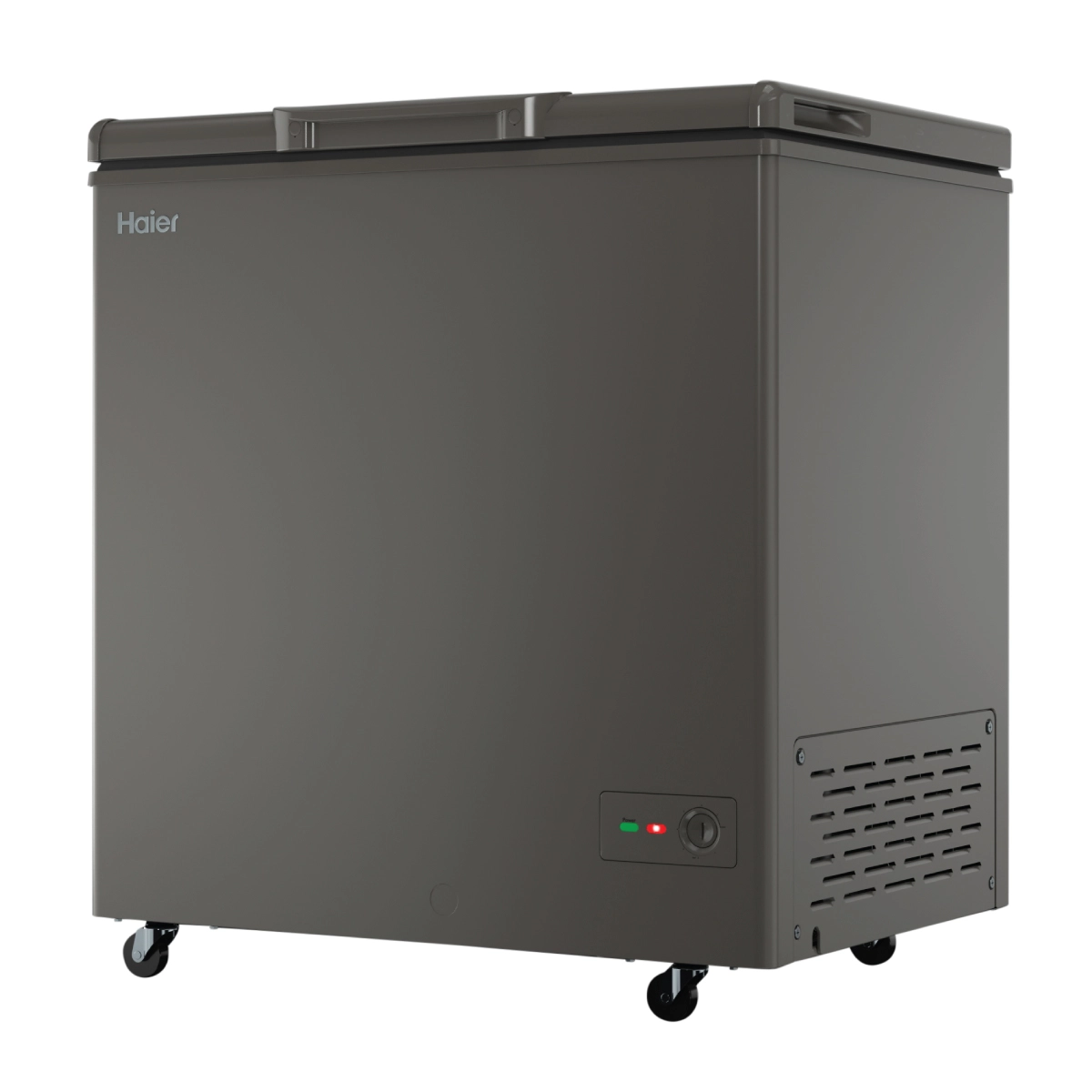 Haier 235 Ltr Single door- Embossed Titanium Grey colour Convertible Hard top Freezer